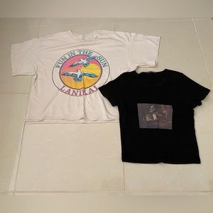 2 Brandy Melville Cropped T-shirts